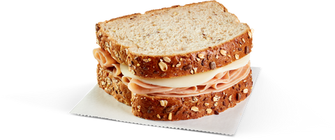 Sandwich Turkey & Cheese Provolone Multigrain Iw 8 Oz