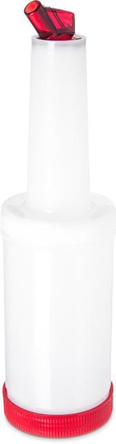 Stor N' Pour® DISPENSER COMPLETE UNIT ASSORTED COLORS’ 1 QT - RED