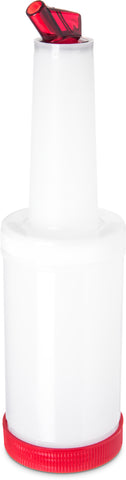 Stor N' Pour® DISPENSER COMPLETE UNIT ASSORTED COLORS’ 1 QT - RED