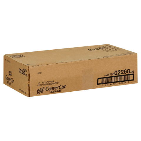 Oscar Mayer Center Cut Naturally Smoked Bacon, 12 Ounce -- 16 per case.