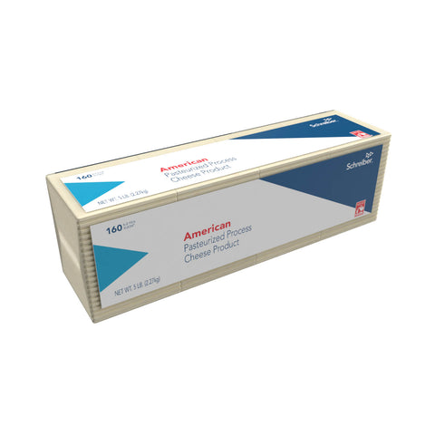 Schreiber CHEESE AMERICAN WHITE SLICED 160 CT