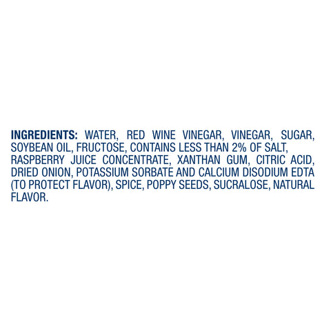 Light Done Right Raspberry Vinaigrette Dressing, 16 Ounce -- 6 Case