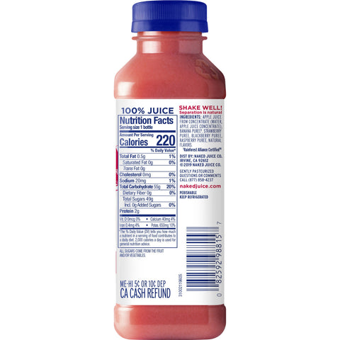 Naked Juice JUICE BERRY BLAST PLASTIC BOTTLE