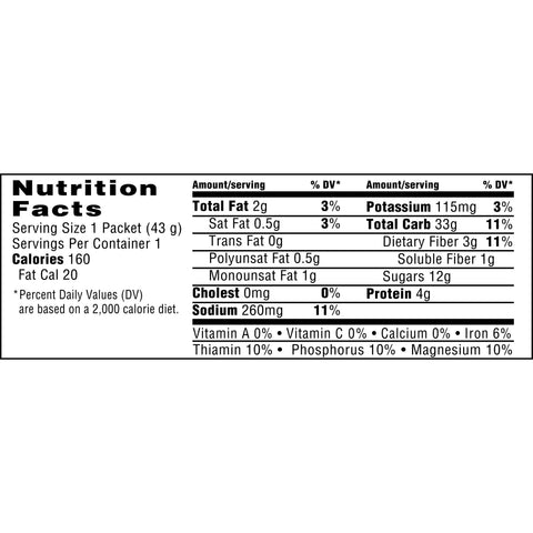 Quaker® CEREAL INSTANT OATS MAPLE BROWN SUGAR