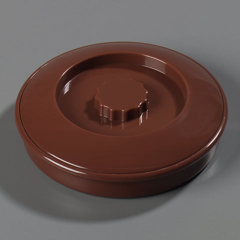 Carlisle SERVER TORTILLA W/ LID PLASTIC BROWN 7.5