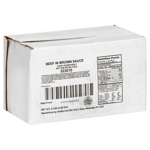 Quality Chef® BEEF TIPS IN BROWN SAUCE 78004670