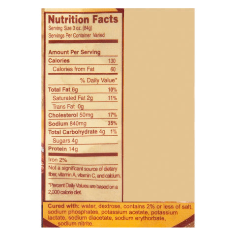 Farmland Natural Juice Applewood Smoked Ham, 9 Pound -- 2 per case.