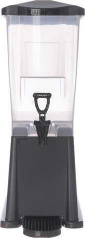 Carlisle DISPENSER BEVERAGE TRIMLINE™ PREMIUM SINGLE BASE BLACK 3.5 GAL