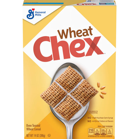 Chex Wheat Cereal Mix, 14 Ounce -- 10 per case.
