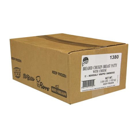 Fast Choice® SANDWICH BREADED CHICKEN BREAST W/ CHEESE IW 5.3 OZ 10000001380