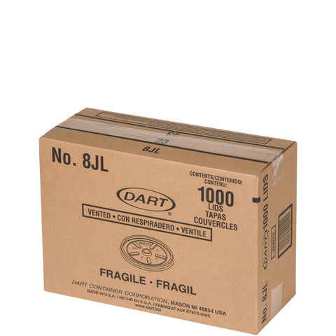 Lid White Vented For Foam Cups & Containers