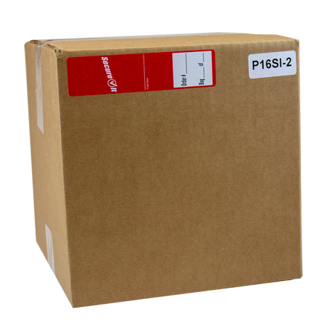 National Checking Secure It Red Permanent Label, 1.5 x 6 inch -- 20 per case