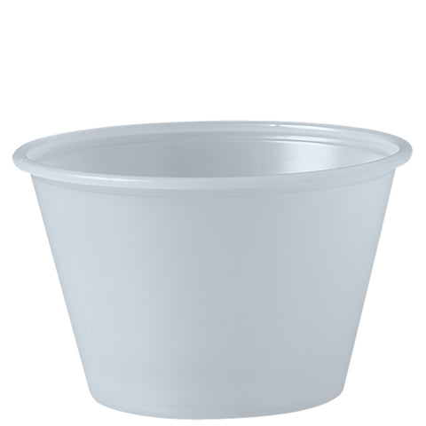 Cup Plastic Portion Souffle Translucent 4 Oz