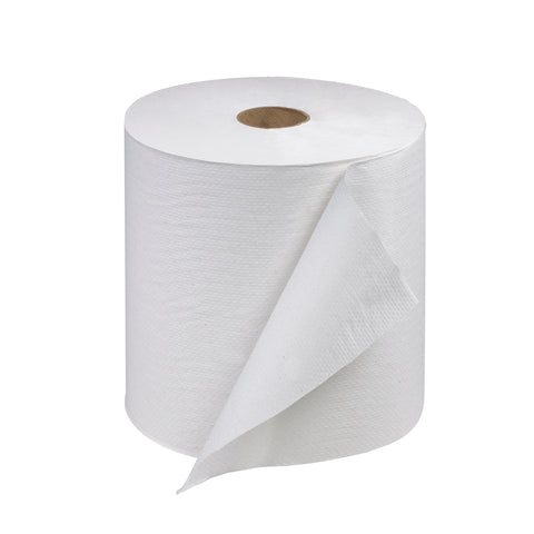 Tork White Hardwound Roll Towel, 7.88 inch x 1000 Feet -- 6 rolls per case