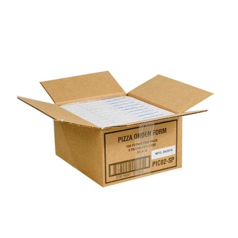 National Checking Company Carbonless Delivery Form - 4 Part White, 10 Order, 9.25 x 11 inch -- 300 set per case.