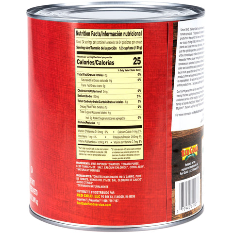 RedPack TOMATO WHOLE PEELED IN PUREE
