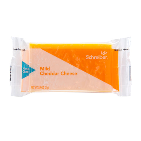 Schreiber CHEESE CHEDDAR MILD COLORED STICK IW .75 OZ