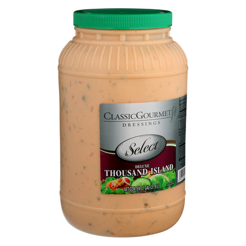 Ventura Foods Classic Gourmet Select Deluxe Thousand Island Salad Dressing, 4 Gallon.