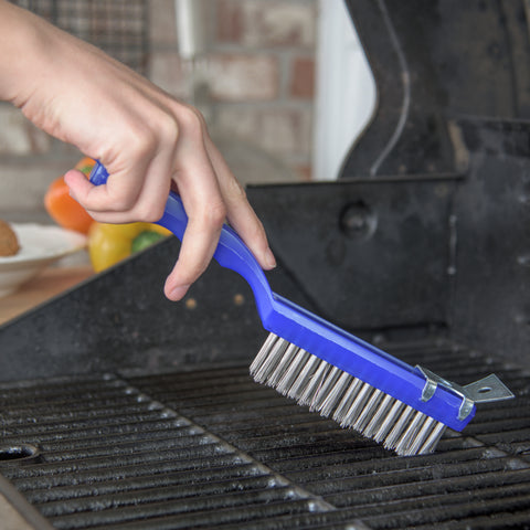 Sparta® BRUSH SCRATCH W/ SCRAPER 11-3/8