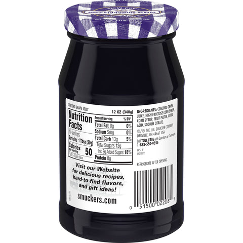 Smucker's® SMUCKERS JELLY GRAPE  12/12 Z