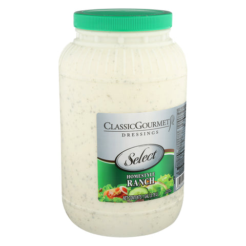 Classic Gourmet Homestyle Ranch Dressing, 1 Gallon -- 4 per case.