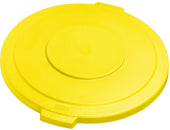 Carlisle LID BRONCO™ ROUND WASTE BIN TRASH CONTAINER YELLOW 32 GAL