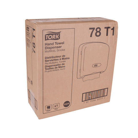 Tork® DISPENSER TOWEL MULTIFOLD SMOKE