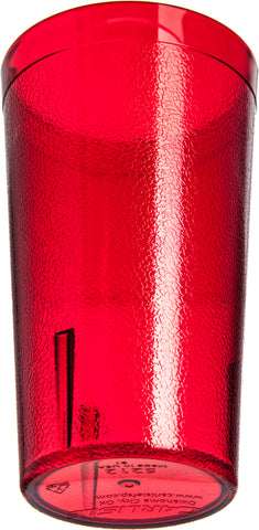 Carlisle TUMBLER PLASTIC SAN PLASTIC RED 12 OZ