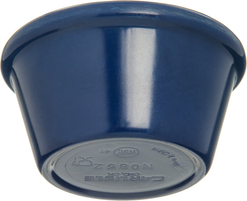 Carlisle RAMEKIN SMOOTH MELAMINE COBALT BLUE 2 OZ