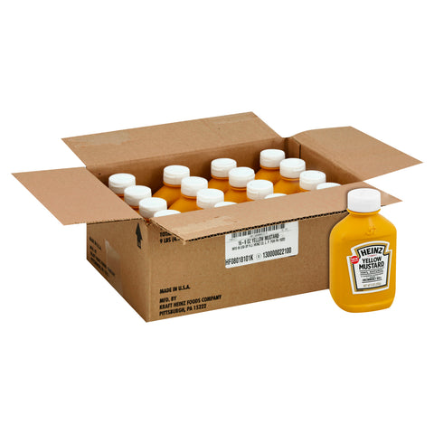 Heinz Mustard Forever Full Yellow Plastic, 9 Ounce -- 16 Case