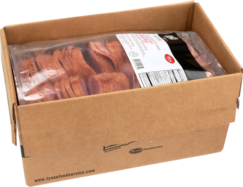 Wilson Foodservice™ BACON CANADIAN PORK ROLL SMOKED SLICED 64 CT/LB 11042710652