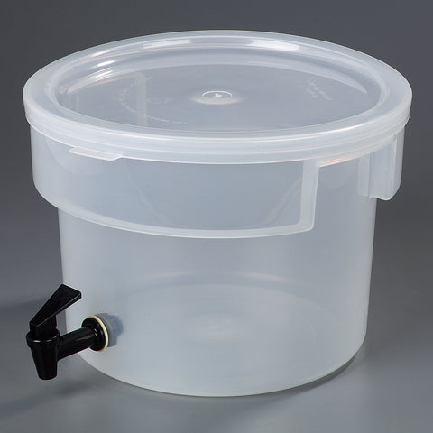 Carlisle DISPENSER BEVERAGE W/ LID AND FAUCET 3 GAL PP