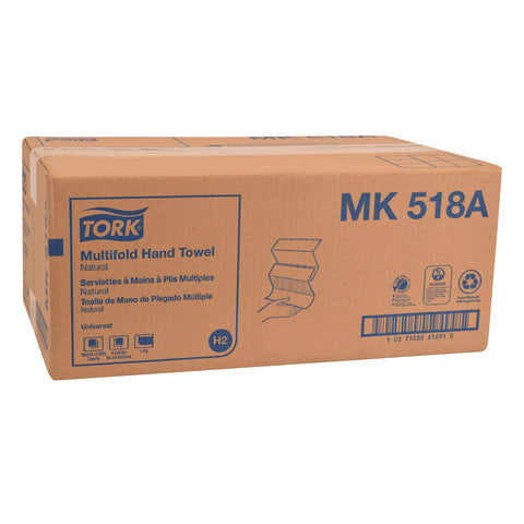 Tork Universal TOWEL MULTIFOLD NATURAL 1-PLY 9.5X8.1