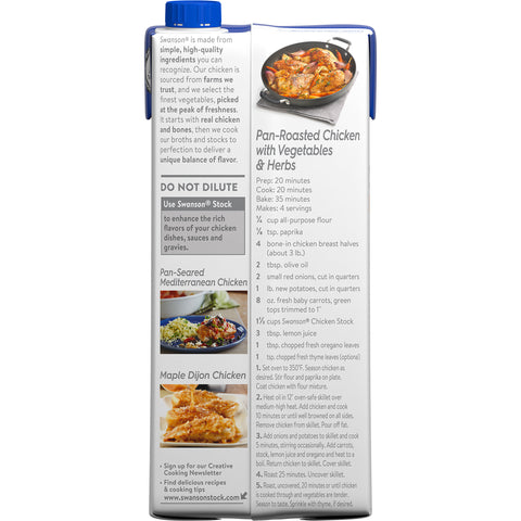 Swanson Chicken Cooking Stock, 32 Ounce -- 12 per case.