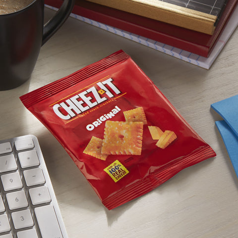 Cheez-It Original Baked Snack Crackers - 2 oz. bag, 60 per case