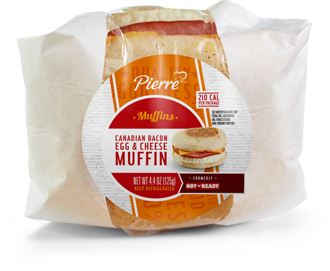 Hot 'n' Ready® SANDWICH CANADIAN BACON EGG & CHEESE MUFFIN 4.4 OZ 10000002986