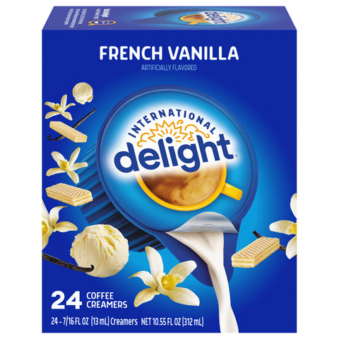 International Delight French Vanilla Creamer - Aseptic Pack, 10.5 Fluid Ounce -- 6 per case.