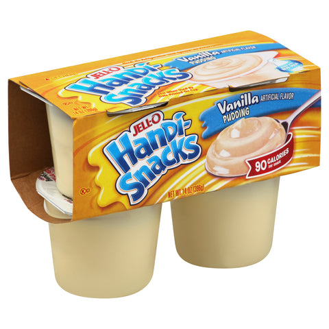 Grab N Snacks Vanilla Pudding 4 Pack, 14 Ounce -- 12 Case
