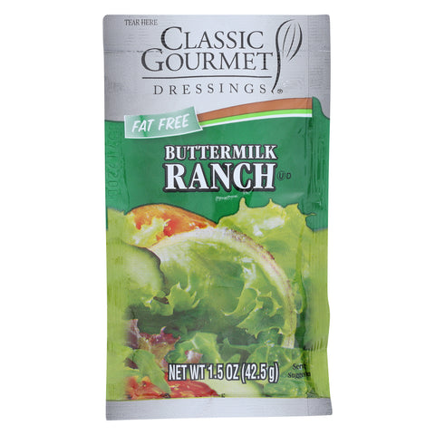 Classic Gourmet Select DRESSING RANCH BUTTERMILK FAT FREE SINGLE SERVE POUCH