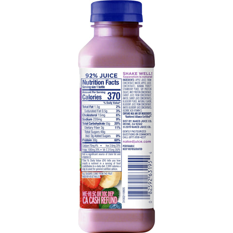Naked Juice JUICE DRINK DOUBLE BERRY PROTEIN ZONE