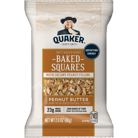 Quaker® QUAKER BRKFST SQR PEANUT BUTTER