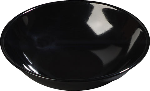 Carlisle BOWL SALAD MELAMINE BLACK 8 OZ