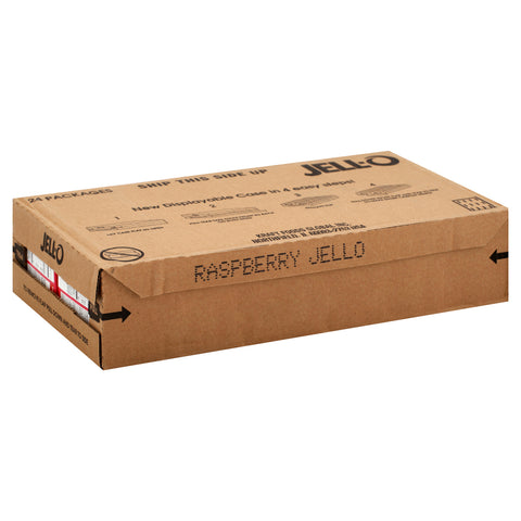 Jello Raspberry Gelatin, 6 Ounce -- 24 Case