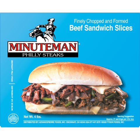 Minuteman® BEEF STEAK THIN SLICED 10000083000