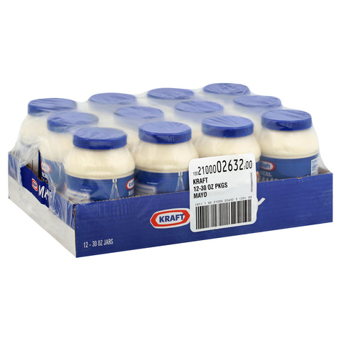 Kraft Real Spoonable Mayonnaise, 30 Ounce -- 12 per case.