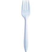 Fork Plastic Medium Weight White Pp