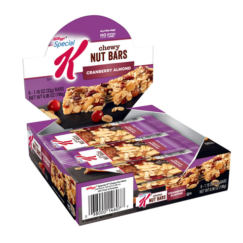 Snack Bar Special K® Chewy Nut Bar Cranberry Almond