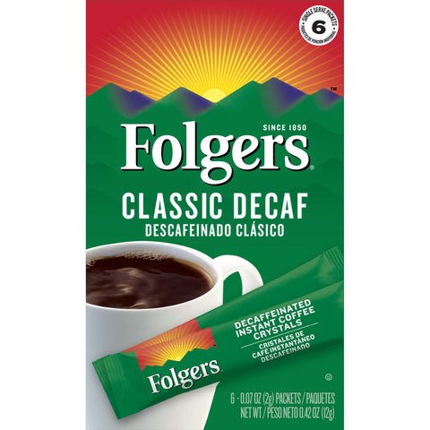Coffee Decaf Instant Sticks