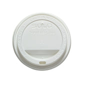 Solo® LID DOME WHITE PLASTIC F/20 OZ PAPER HOT CUP