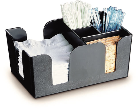 Carlisle BAR CADDY ORGANIZER PLASTIC BLACK